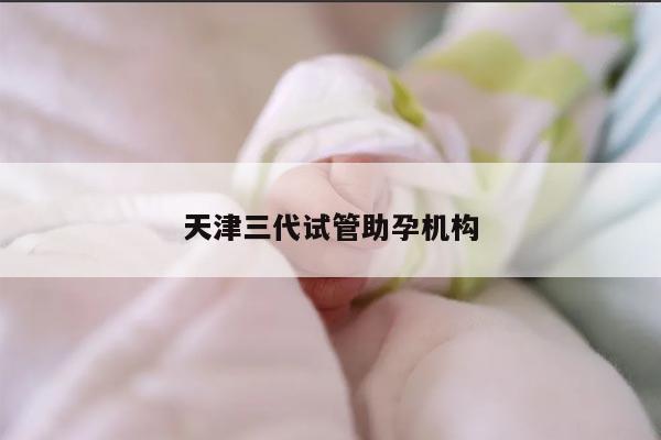 天津三代试管助孕机构